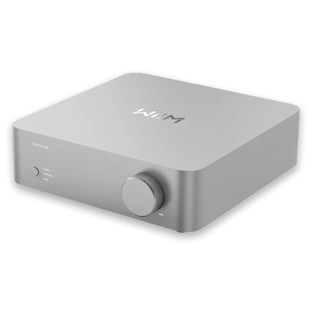 WiiM Vibelink Stereo Amplifier with Ultra Music Streamer Silver and Klipsch R-60M Speakers HiFi Bundle