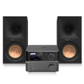 WiiM Vibelink Stereo Amplifier with Ultra Music Streamer Space Grey and Klipsch R-60M Speakers HiFi Bundle