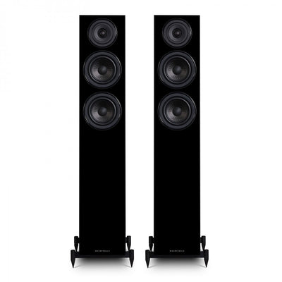 Yamaha AS501 Integrated Amplifier with Wharfedale Diamond 12.3 Floorstanding Speakers Pair Black HiFi Package