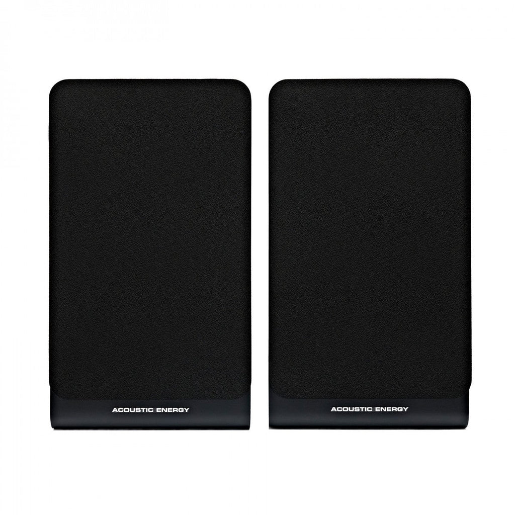 Yamaha AS501 Integrated Stereo Amplifier with Acoustic Energy AE100 MK2 Bookshelf Speakers Pair Black HiFi Package