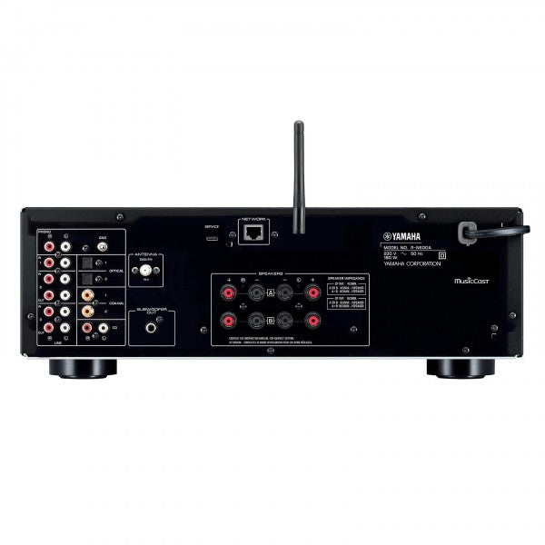 Yamaha R-N600A Network Stereo Receiver and CD-S303 CD Player Black HiFi Package