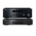 Yamaha R-N600A Network Stereo Receiver and CD-S303 CD Player Black HiFi Package